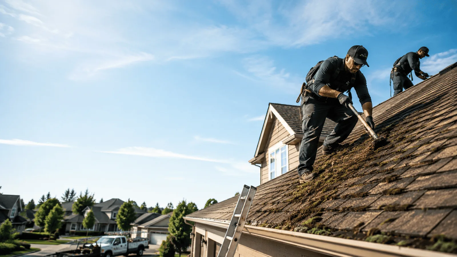 Roof Moss Removal in Hanna, IN near me
